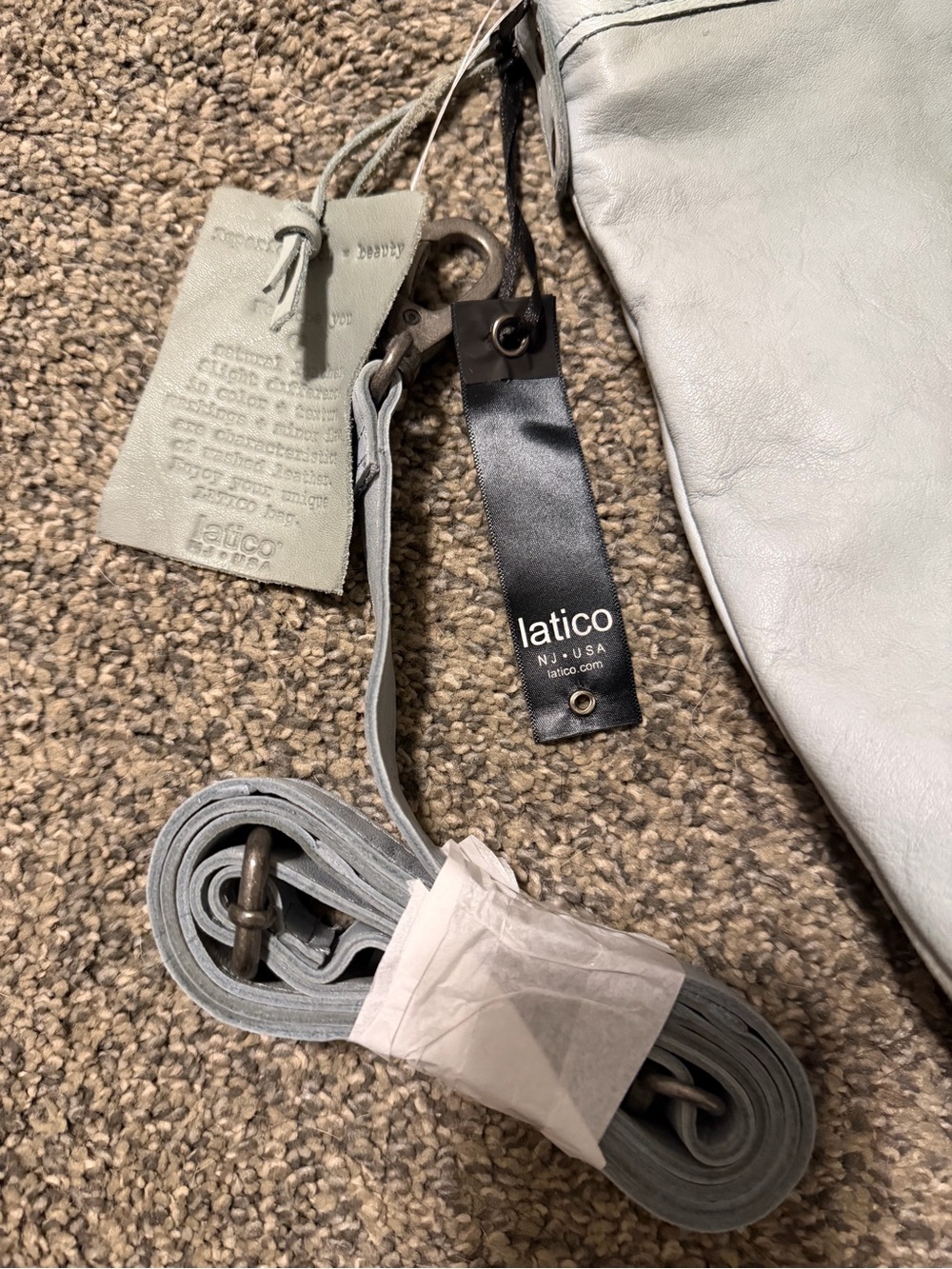 NEW Latico Bianca Leather Tote/Crossbody Bag - Picture 3 of 5